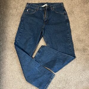 Carhartt Men's Deep Blue Straight Jeans